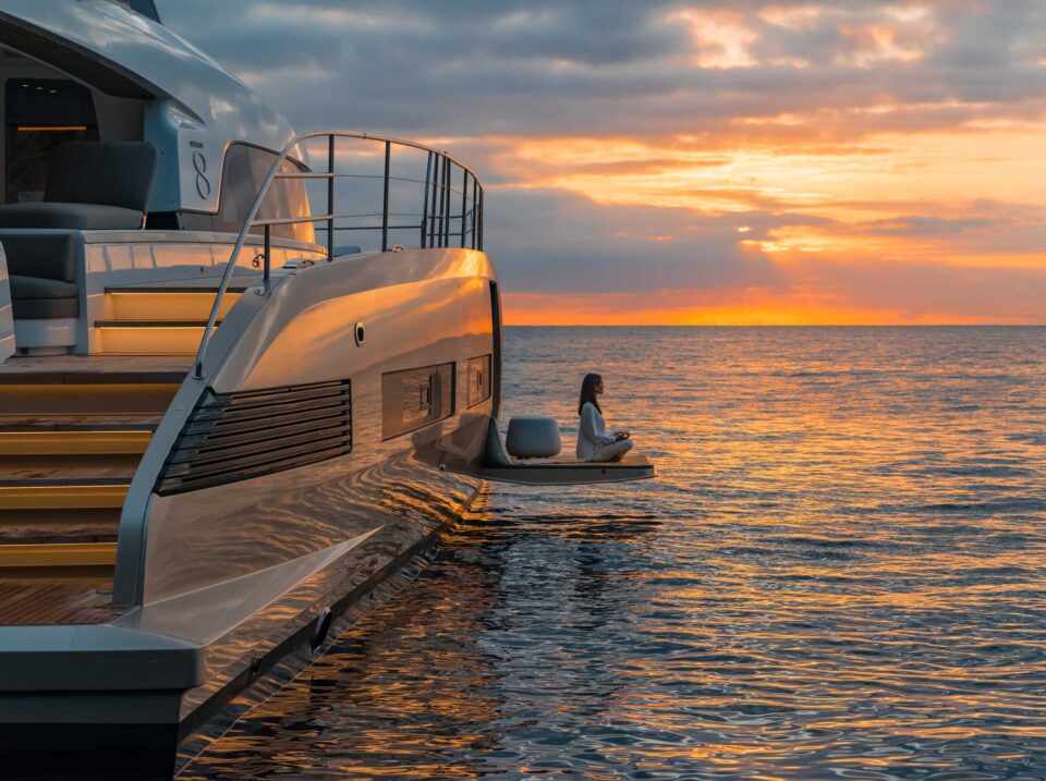 Lagoon Seventy8 master cabin bathing platform