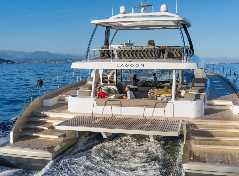 Lagoon Seventy8 running