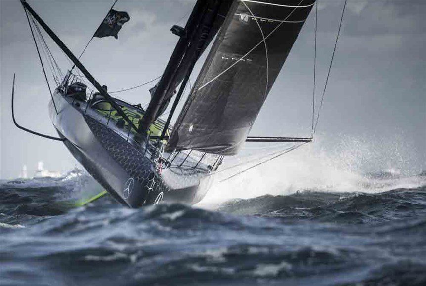 60ft Foiling Boat - Hugo Boss - Development of Foiling Sailboats - Ancasta