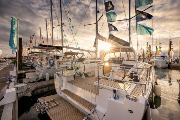 Lagoon Catamarans at the southampton boat show
