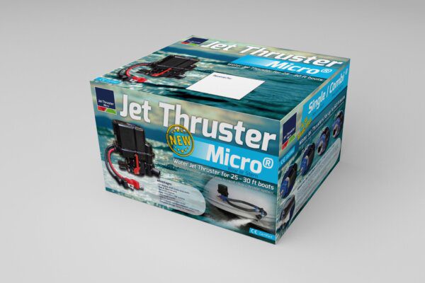 Jet Thruster Micro packaging grey back ground