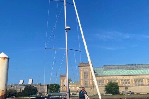 Yacht mooring in Cherbourg on Ancasta Yacht Club Rally to Cherbourg 2023