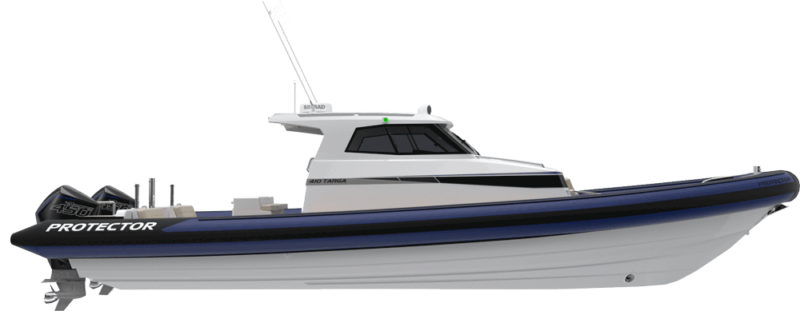 Protector  Targa 410 Side Profile