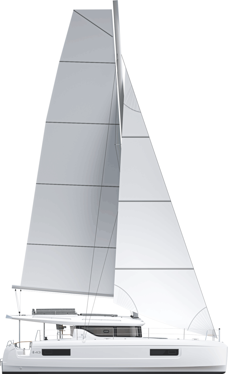 Lagoon   43 Side Profile