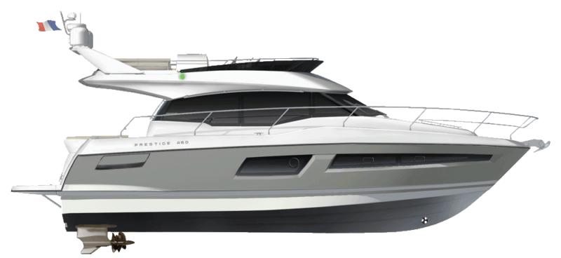 Prestige  F-LINE 460 Side Profile
