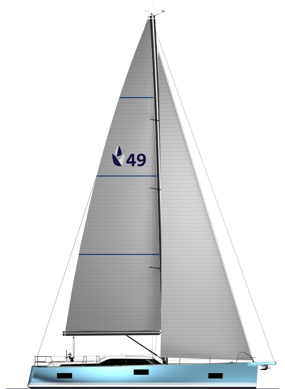 Sailing Yachts Side Profile